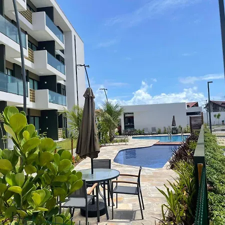 Flat ESTUDIO de LUXO - Praia de Muro Alto - Piscinas - Ideal para CASAIS, famílias com crianças - ap COMPLETO - AR COND, WI FI, NETFLIX, ESTACIONAMENTO - 400 mt do MAR-3